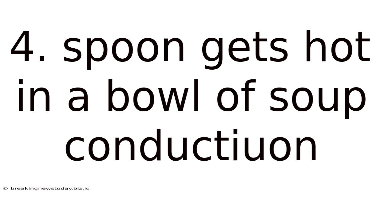 4. Spoon Gets Hot In A Bowl Of Soup Conductiuon