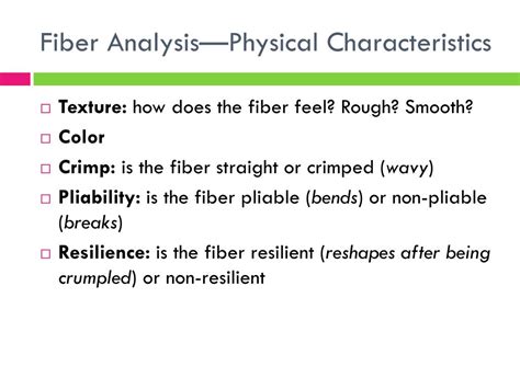 4 Ways Physical Characteristics Of A Fiber Can Be Examined