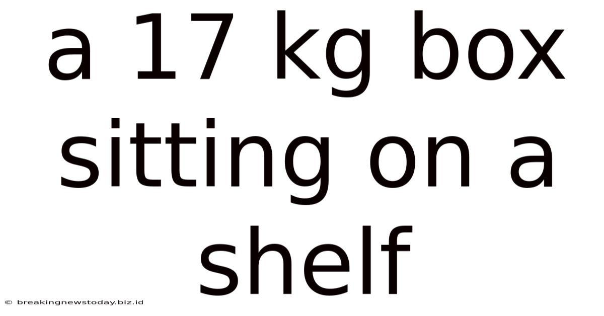 A 17 Kg Box Sitting On A Shelf