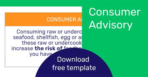 A Consumer Advisory Is Required When Serving