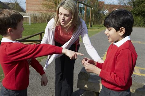 Children Learn To Resolve Conflicts From Surrounding Adults.