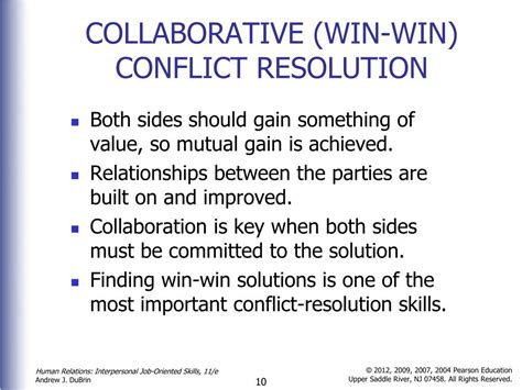 Collaboration Is Known As The Win-win Conflict Management Style.