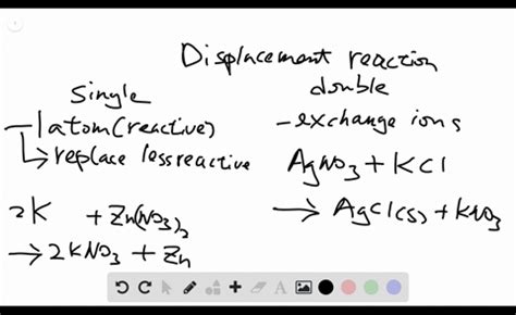 Compare And Contrast The Single And Double Replacement Reactions.