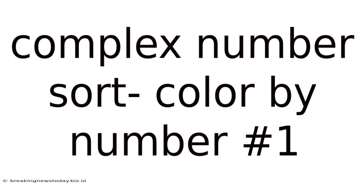 Complex Number Sort- Color By Number #1