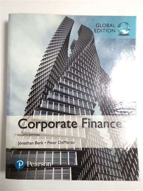 Corporate Finance 4th Edition Jonathan Berk Notes