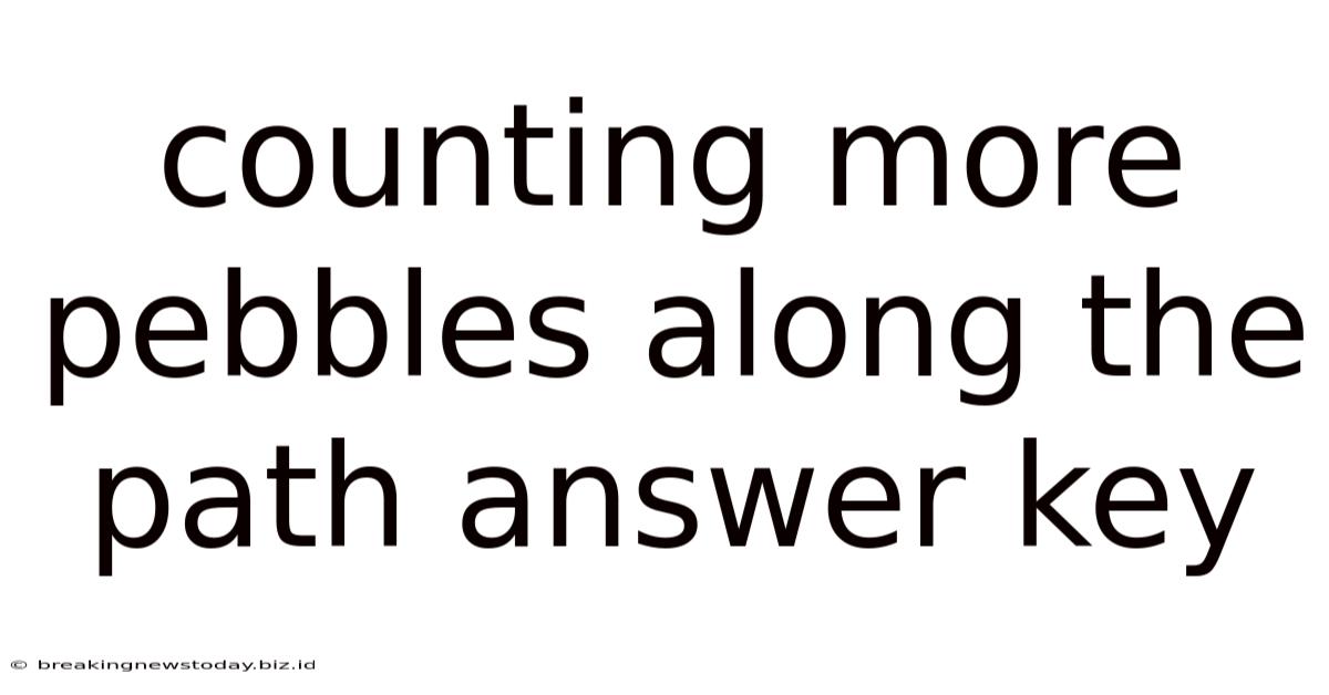 Counting More Pebbles Along The Path Answer Key