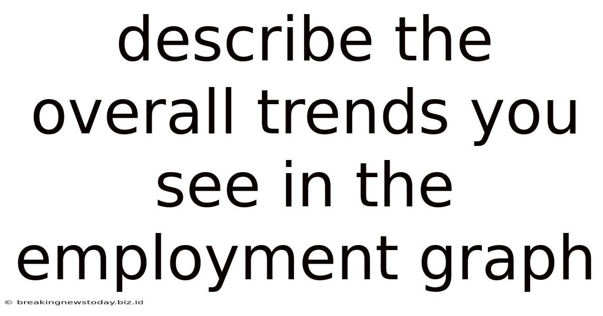 Describe The Overall Trends You See In The Employment Graph