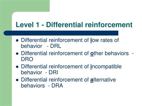 Differential Reinforcement Of Low Rates Of Behavior Is Used To