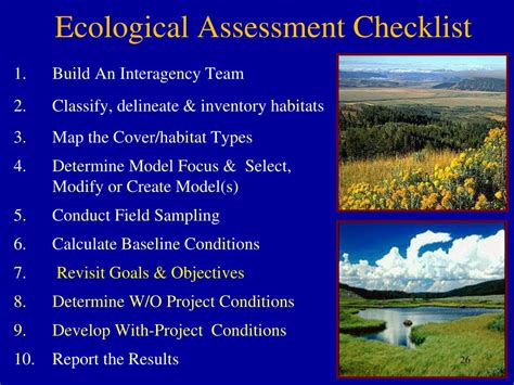 Ecological Assessment Results Are Used To Develop