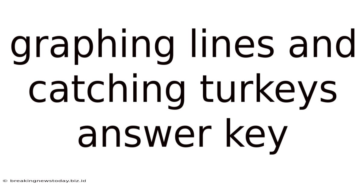 Graphing Lines And Catching Turkeys Answer Key
