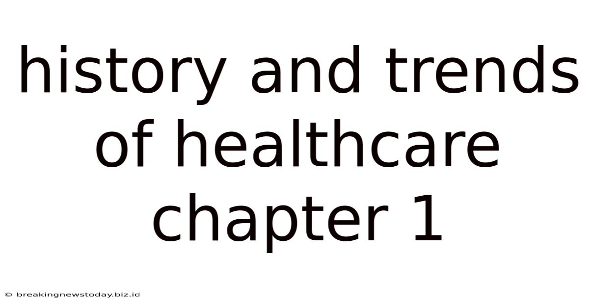History And Trends Of Healthcare Chapter 1