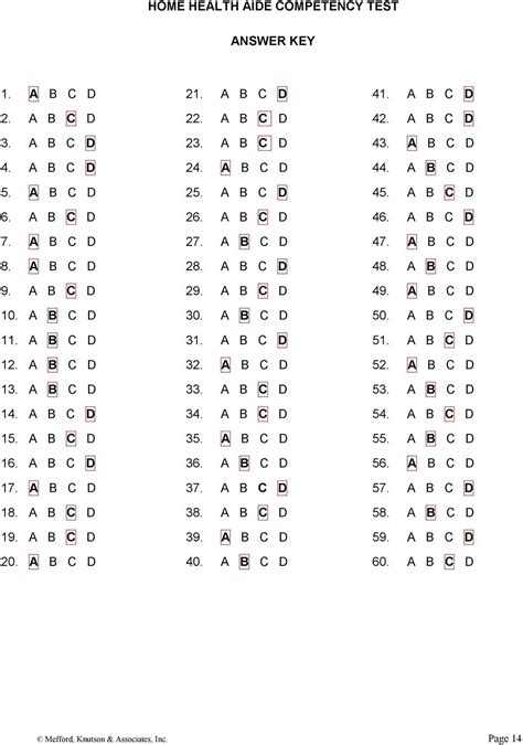 Home Health Aide Test Answers 100 Questions Quizlet