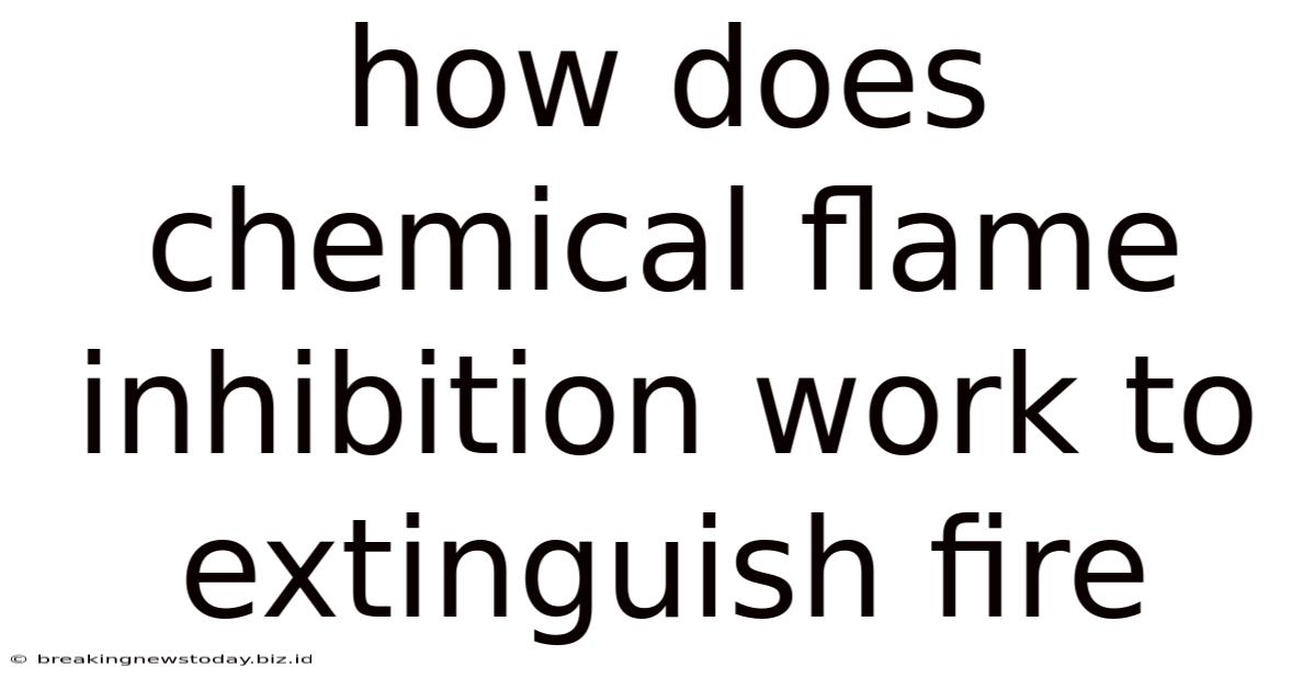How Does Chemical Flame Inhibition Work To Extinguish Fire