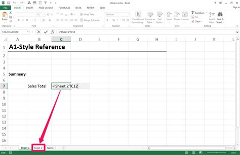 How To Reference Cell A1 From Alpha Worksheet