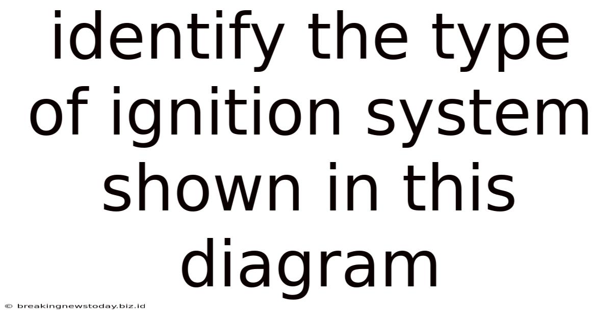 Identify The Type Of Ignition System Shown In This Diagram