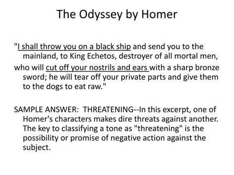 In This Excerpt Odysseus Is Compared To A