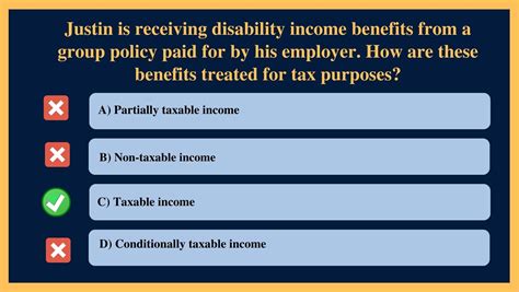 Justin Is Receiving Disability Income Benefits Quizlet