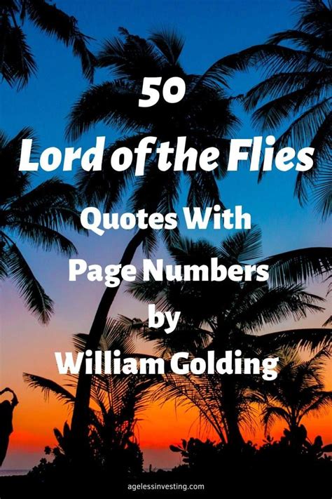 Lord Of The Flies Quotes With Page Numbers