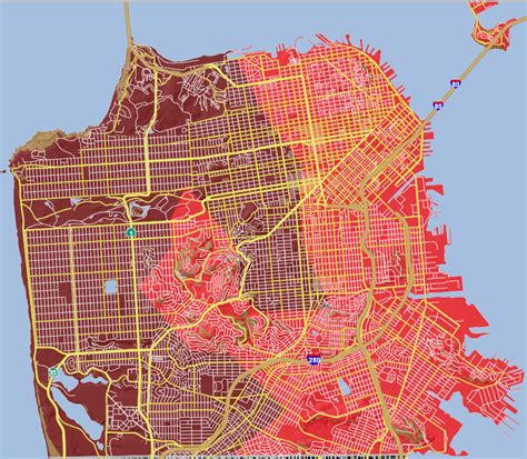 Mapping Recent Small Earthquakes: San Francisco