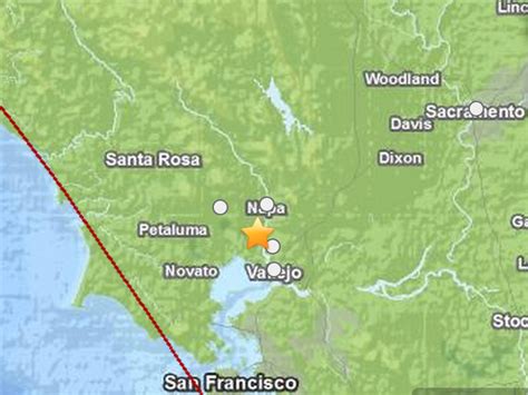 Maps Show Small Earthquakes Near San Francisco