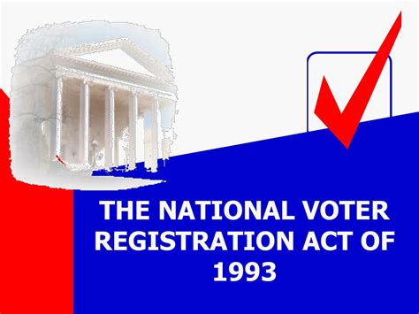 National Voter Registration Act Definition Ap Gov