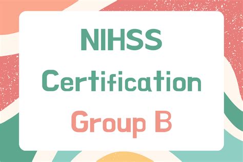 Nihss Certification Nihss Answer Key Group B