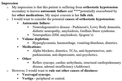 Orthostatic Hypotension May Be A Manifestation Of Quizlet