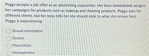 Peggy Accepts A Job Offer As An Advertising Copywriter