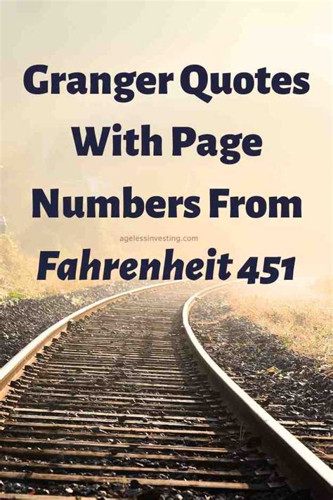 Quotes From The Book Fahrenheit 451 With Page Numbers