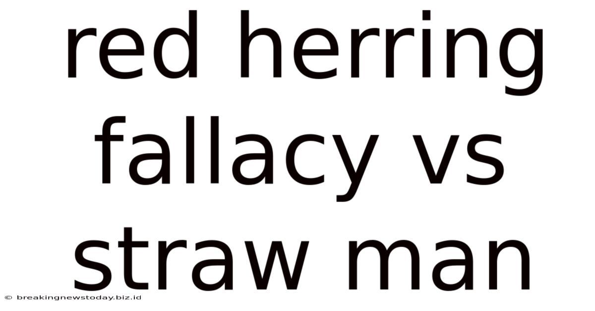 Red Herring Fallacy Vs Straw Man