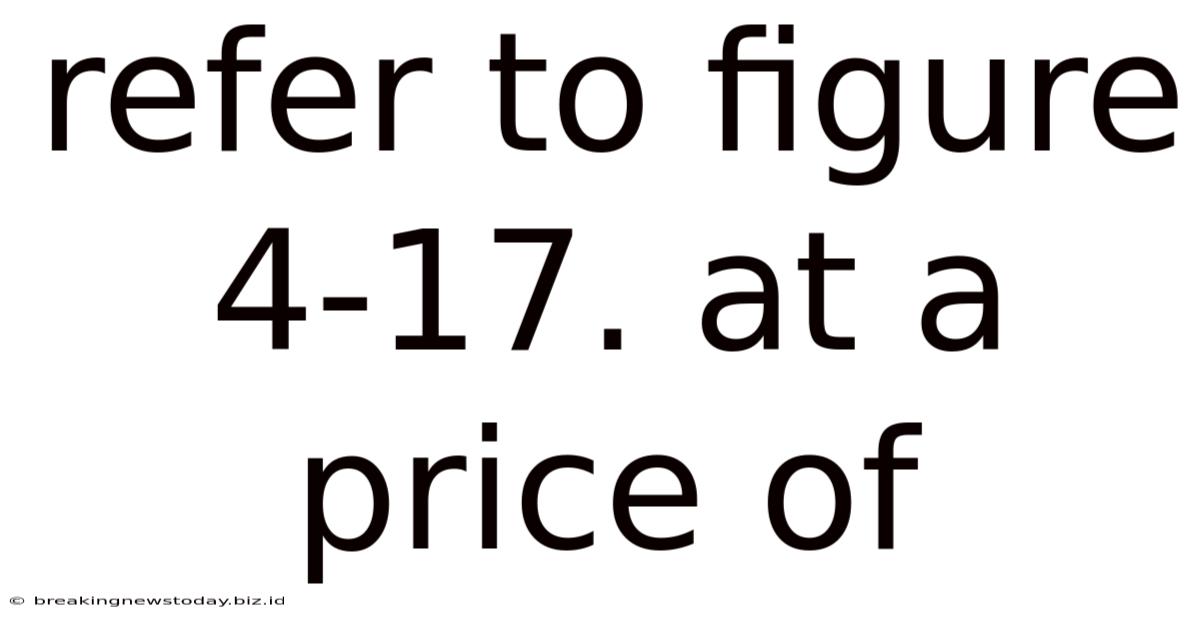Refer To Figure 4-17. At A Price Of