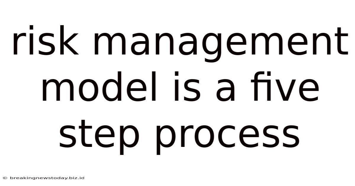 Risk Management Model Is A Five Step Process