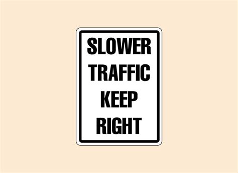 Should You Always Drive More Slowly Than Other Traffic