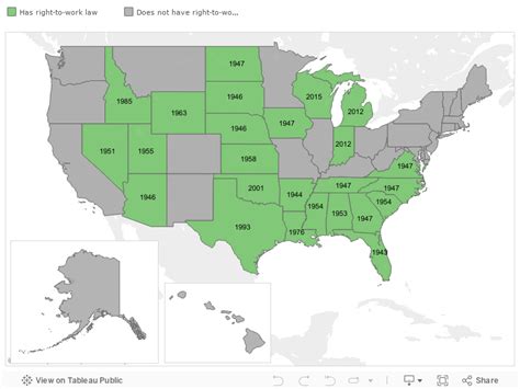 States That Have Adopted Right-to-work Laws: Quizlet