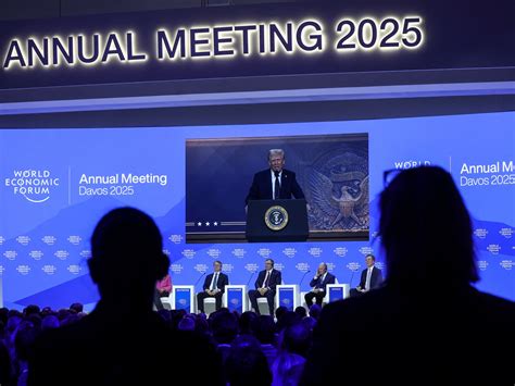 Tariff Threat: Trump At Davos 2025