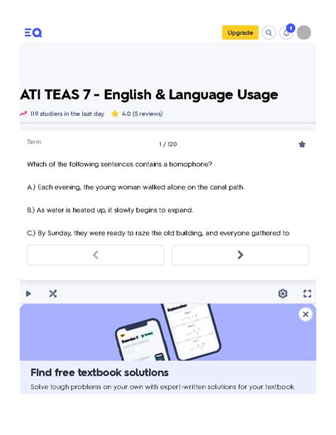 Teas 7 English And Language Usage Quizlet