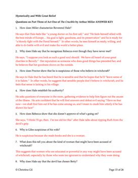 The Crucible Act 1 Questions And Answers Pdf