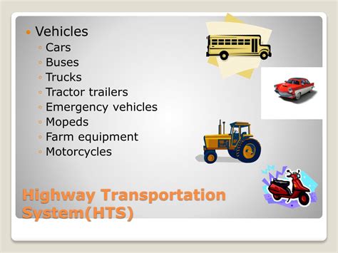 The Highway Transportation System Is Made Up Of