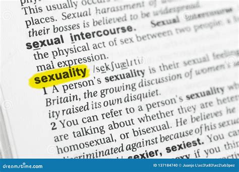 The Term Sexuality Is Defined By The Text As