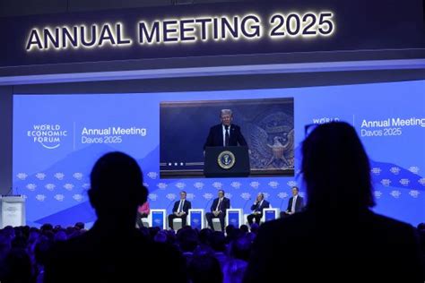 Trump's Tariff Talk At Davos 2025