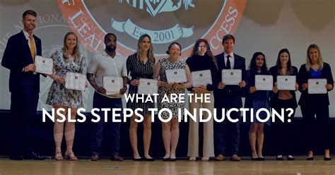 What Are The Steps To Induction Nsls Quizlet