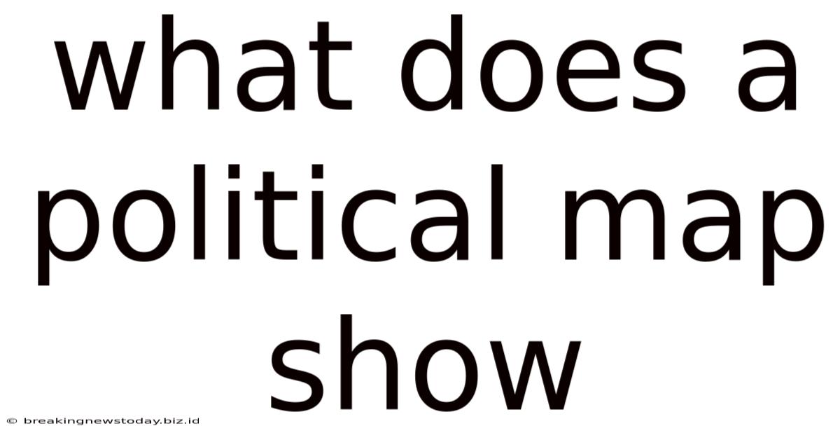 What Does A Political Map Show