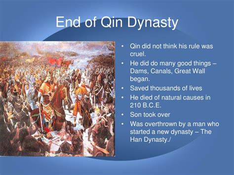 What Event Happened After The Qin Dynasty Collapsed