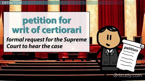 What Is A Writ Of Certiorari Quizlet