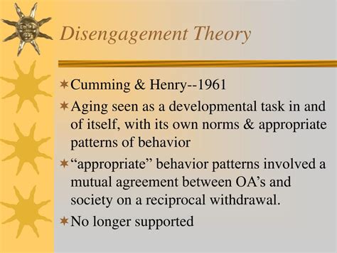 What Is The Basic Idea Behind Disengagement Theory