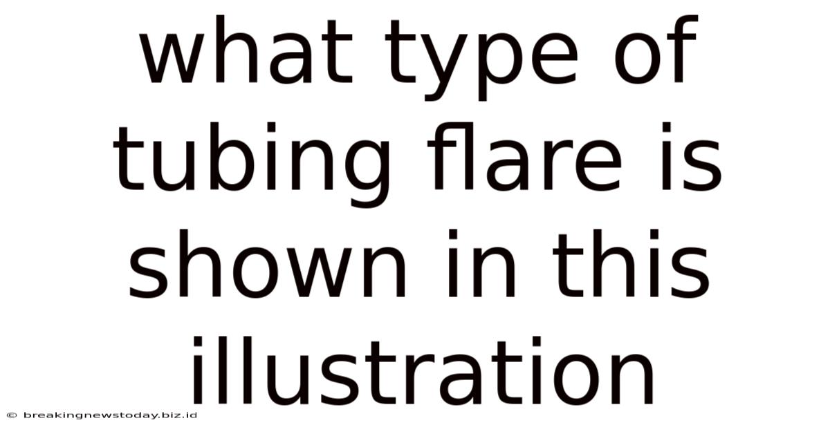 What Type Of Tubing Flare Is Shown In This Illustration