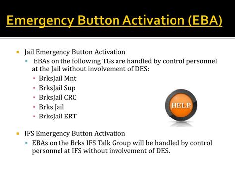 Where Is The Emergency Handoff Activation Report Portal Button Located