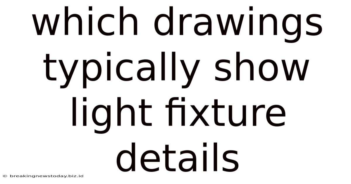 Which Drawings Typically Show Light Fixture Details