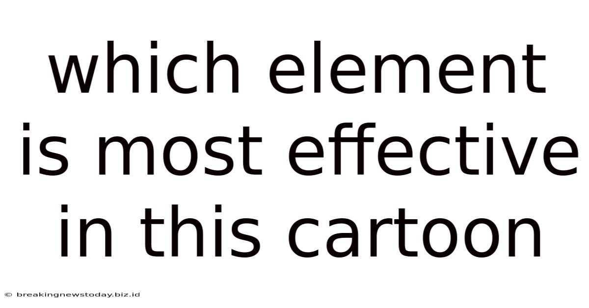 Which Element Is Most Effective In This Cartoon