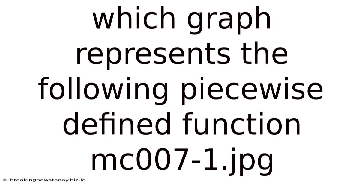 Which Graph Represents The Following Piecewise Defined Function Mc007-1.jpg